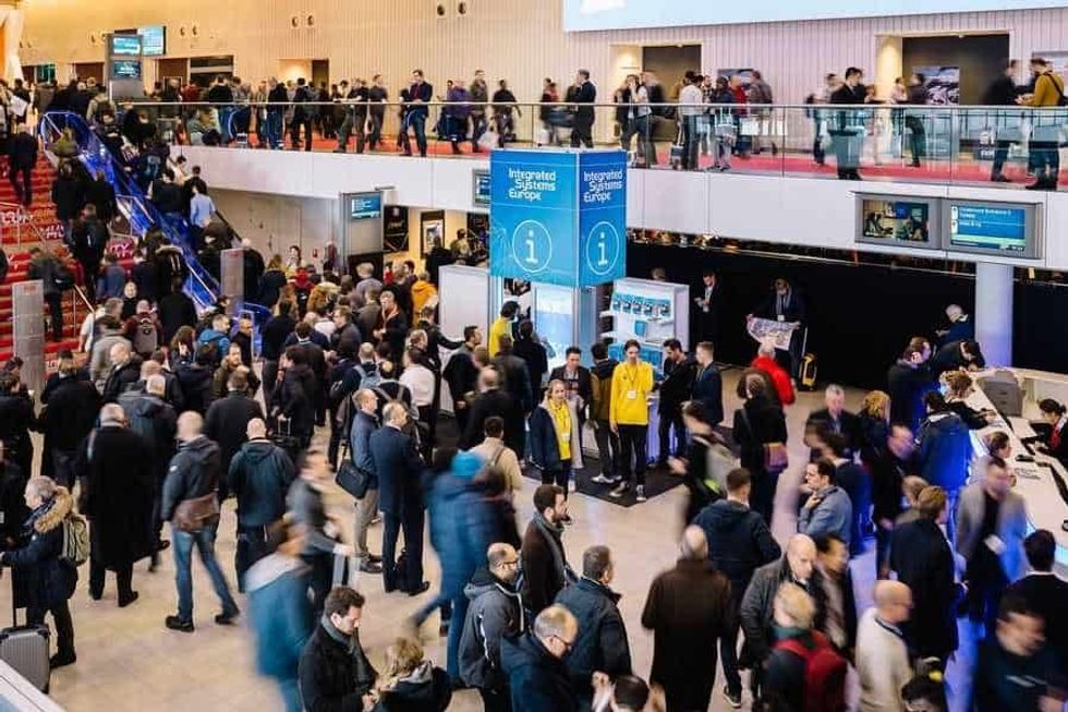 ISE 2019 floor full of attendees