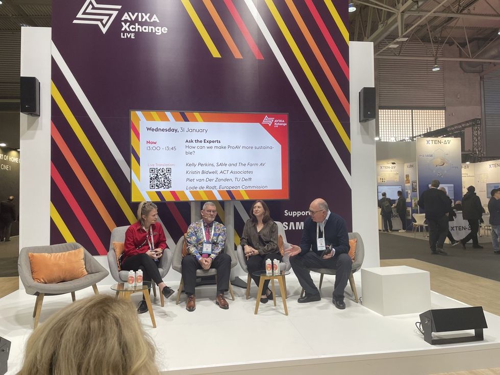 ISE 2024 Avixa Xchange session 'Ask the experts on sustainability'