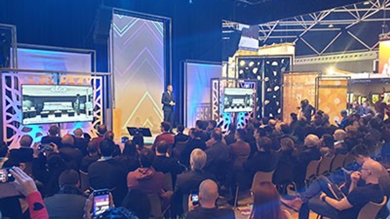 ISE stage and crowd