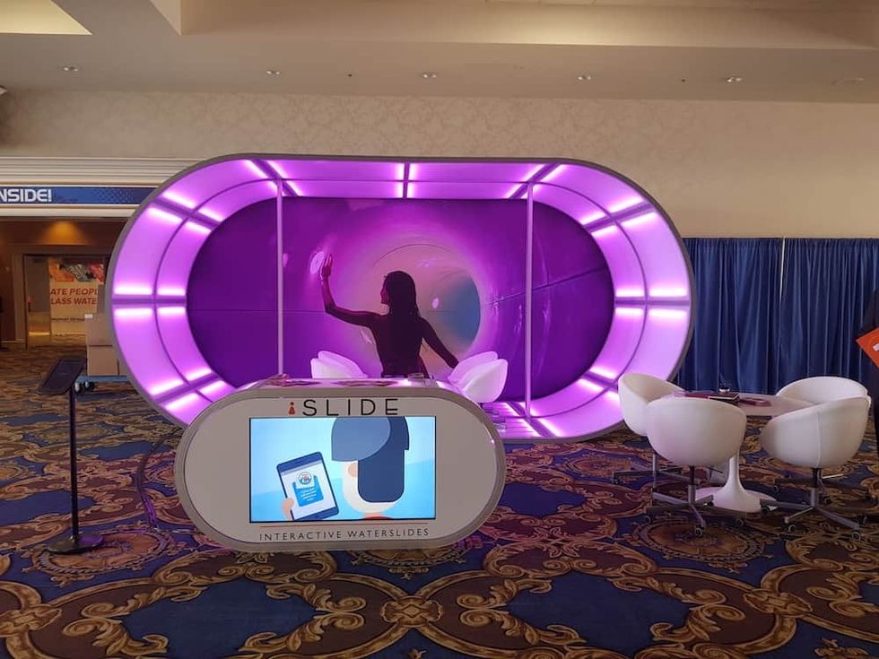 iSlide interactive waterslide