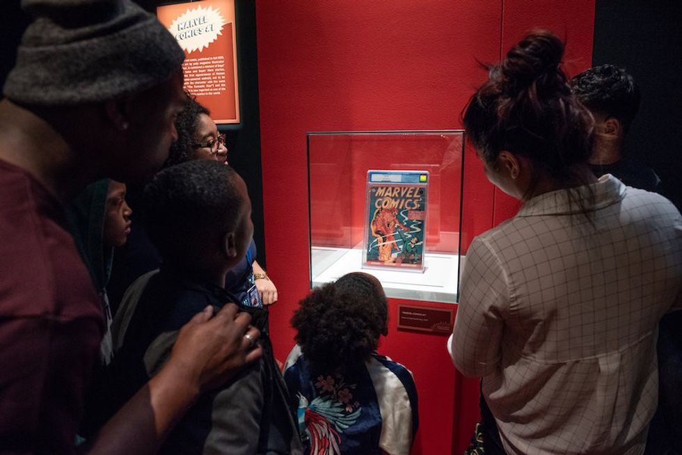 Issue 1 Marvel Universe of Super Heroes exhibit