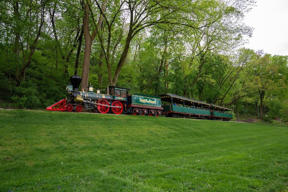 Jane Ellen train in Dayton Ohio