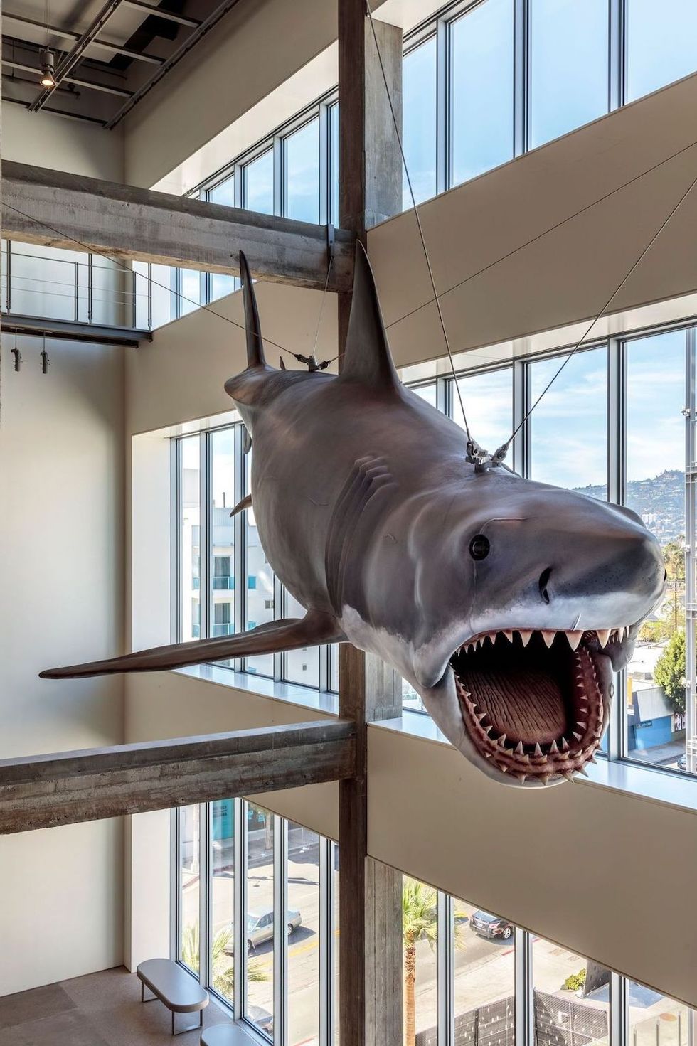 Jaws model at Academy Museum