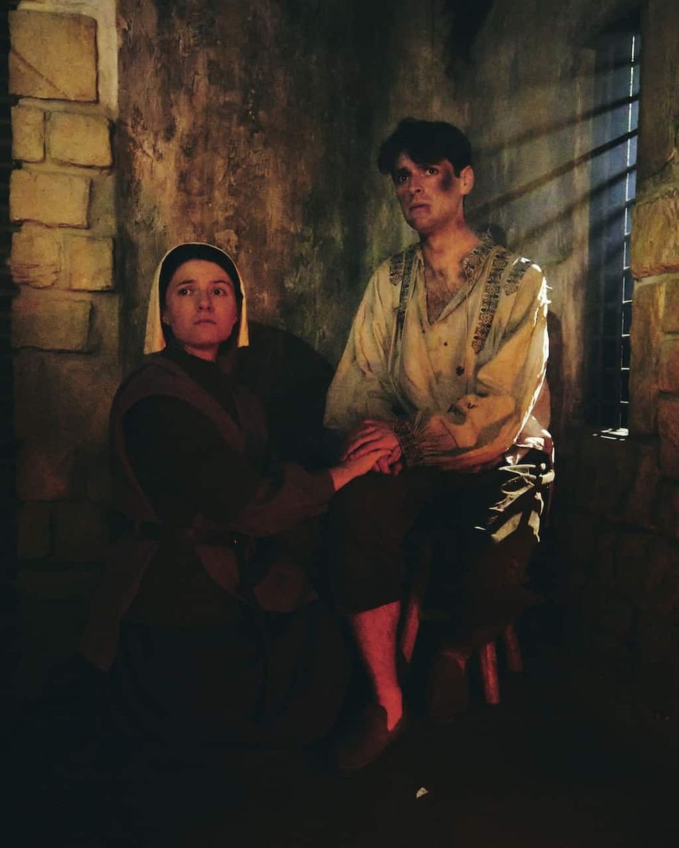 JESS DARNELL as William and SIOBHAN GALLAGHER as Anne