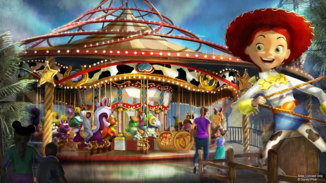 Jessie's Critter Carousel at Pixar Pier