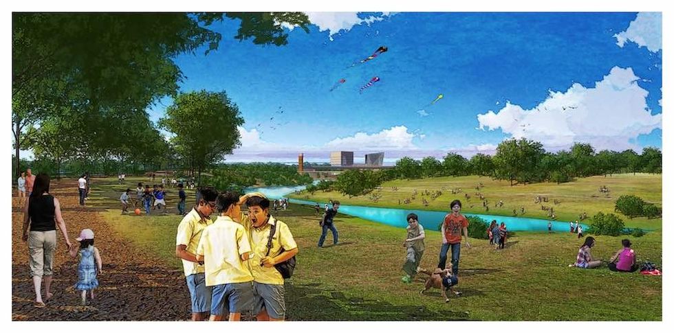 Jingshui River Park Project meadows