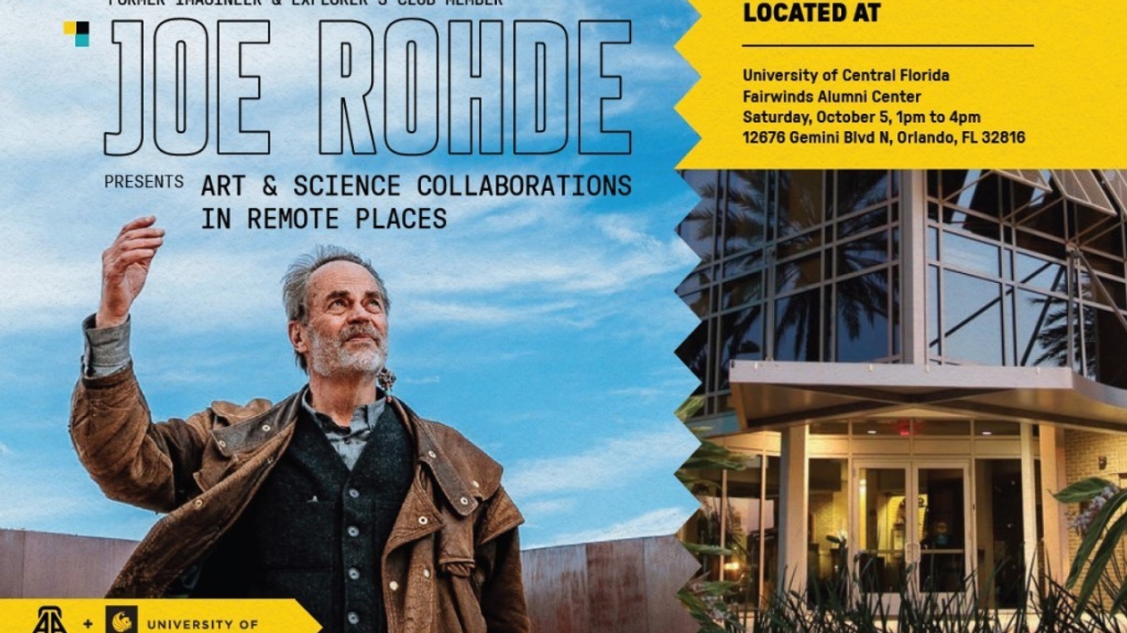 Joe Rohde event poster