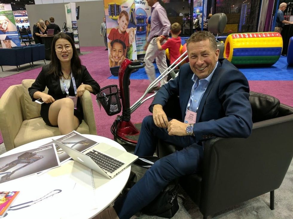 John davies of interlink at iaapa