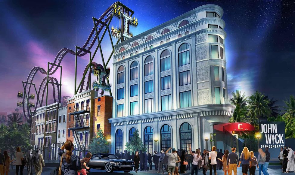 john wick coaster motiongate