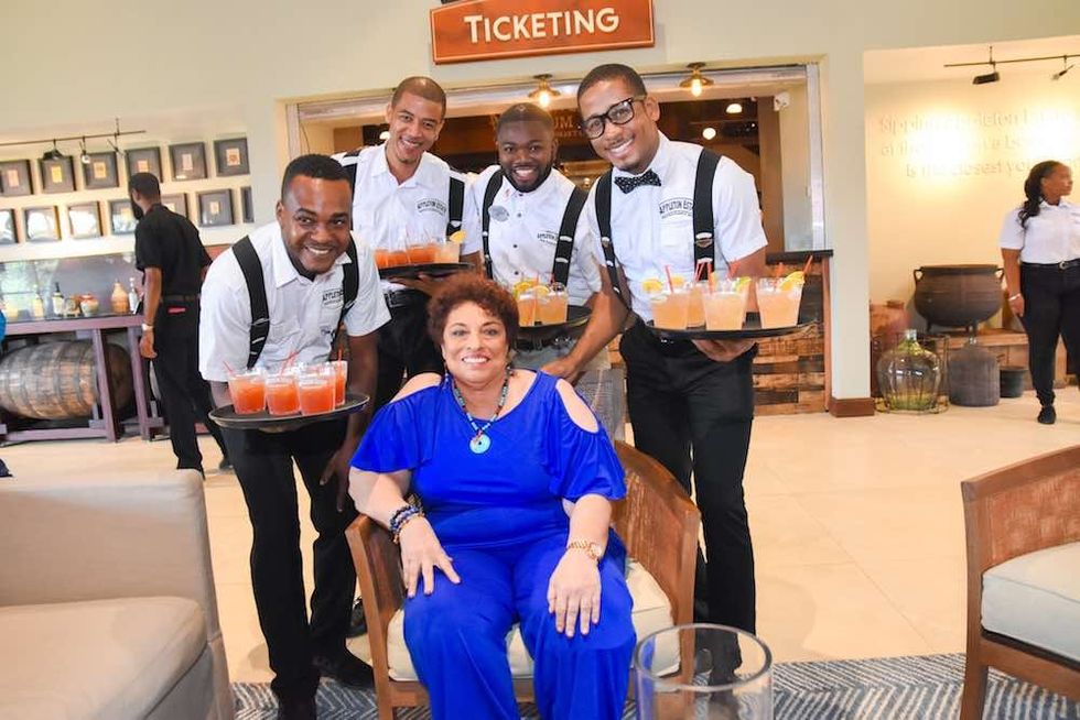 Joy Spence and friends