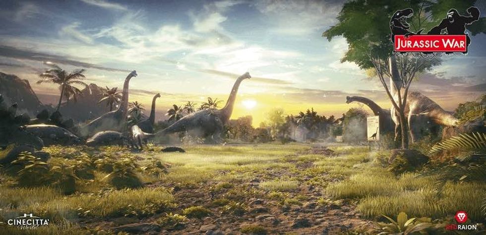 jurassic war dinosaurs roaming