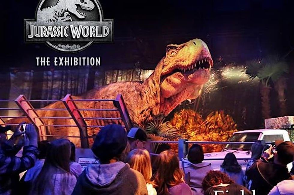 jurassic world exhibition