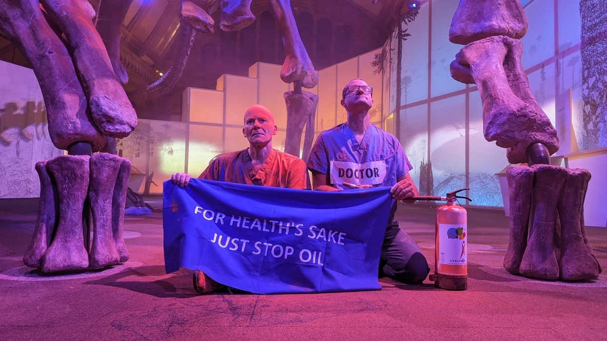 just stop oil natural history museum