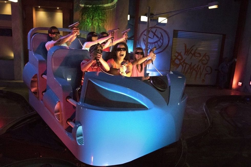 justice league battle for metropolis sally corp dark rides