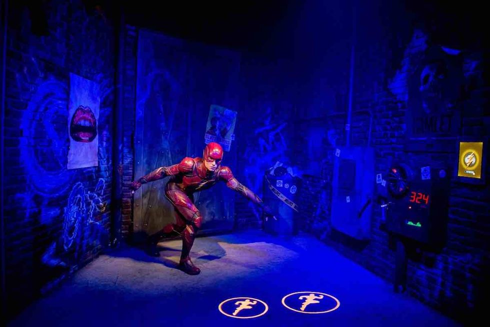 Justice League Madame Tussauds Holovis