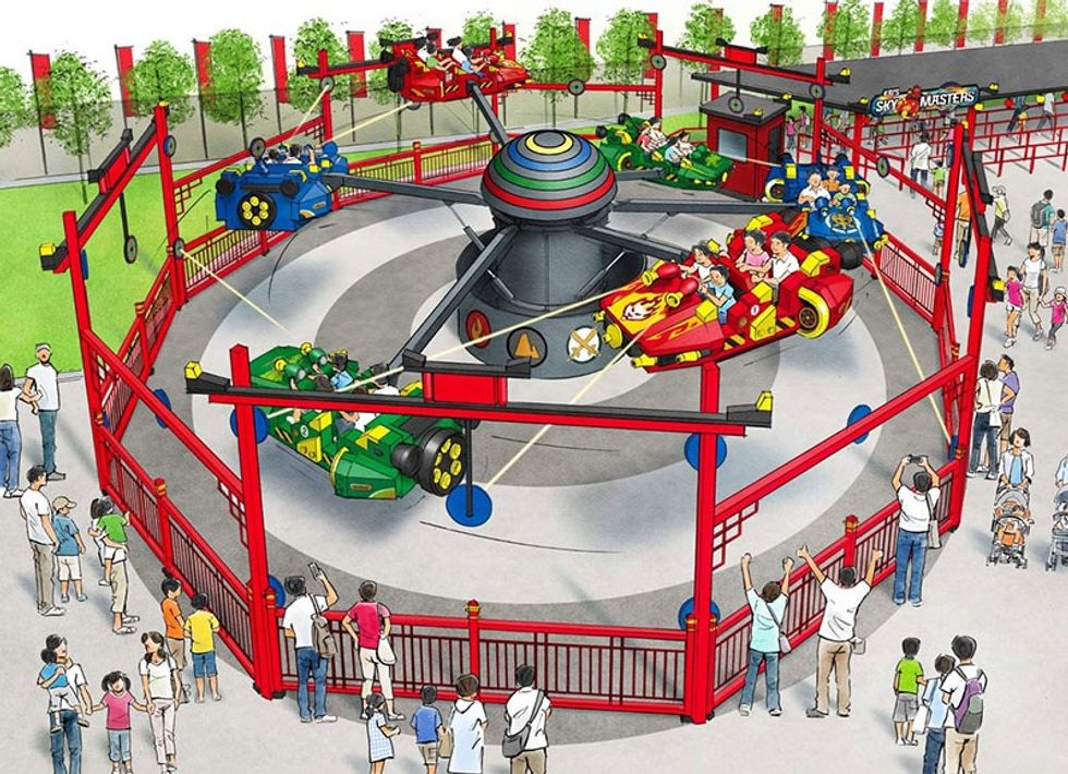 Kai's Sky Masters ride at Legoland Japan by Garmendale