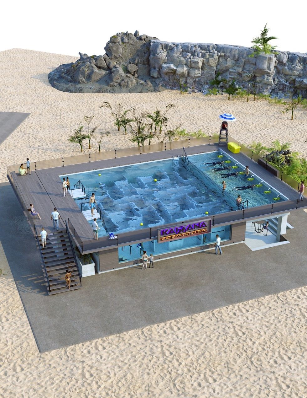 Kaimana underwater gaming arena