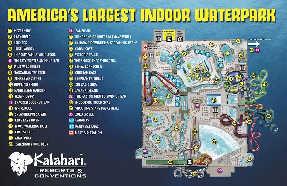 kalahari water park pocono mountains