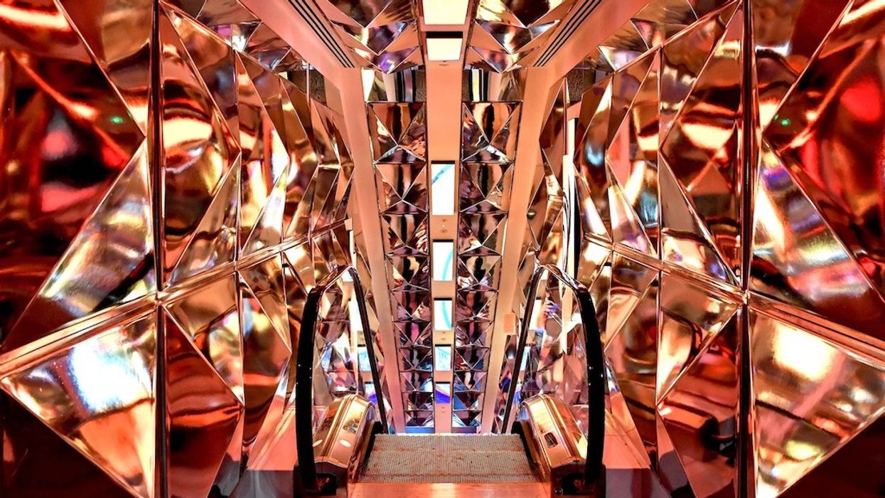 Kaleidoscopic Escalator