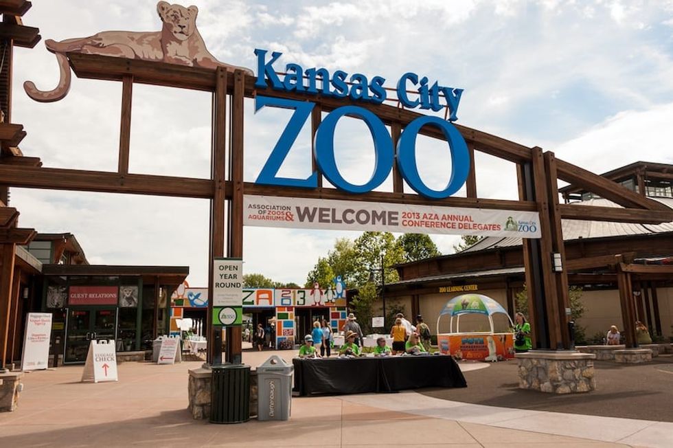 Kansas City Zoo Entrance