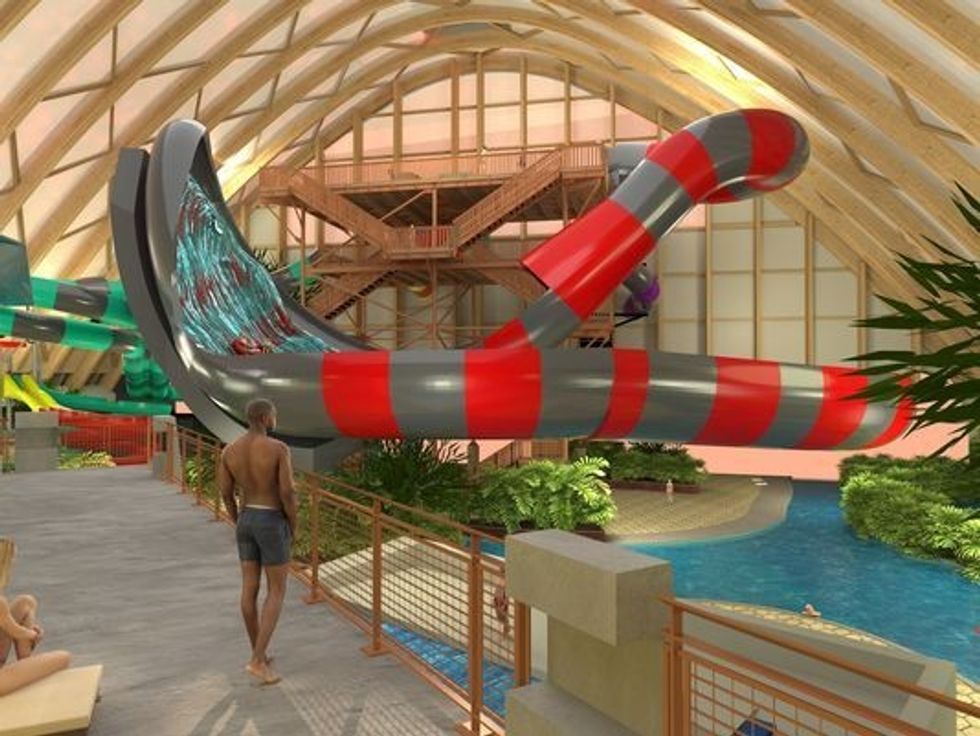 Kartrite Hotel and indoor waterpark. Resorts World Catskills