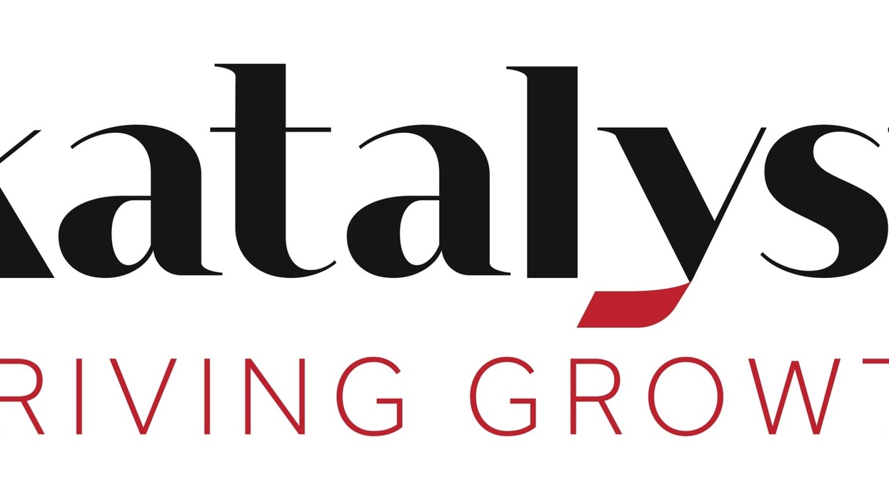 Katalyst logo with the tagline "Driving Growth" in red text.