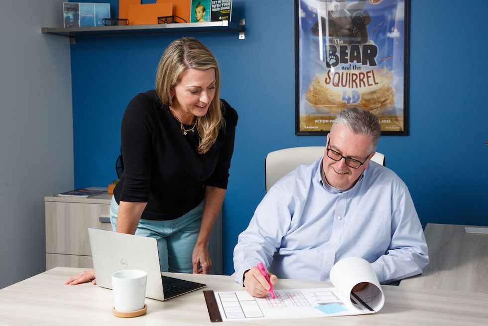 Kate Magnusson, VP Marketing and Partnerships and Sean McAllister, SVP attractions Development working