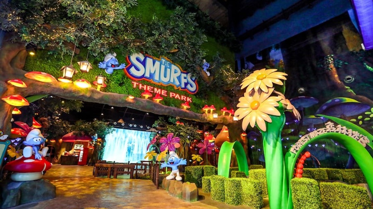 KCC Entertainment Design Smurfs Theme park entrance