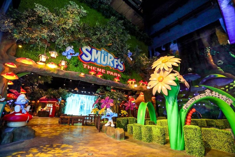 KCC Entertainment Design Smurfs Theme park entrance