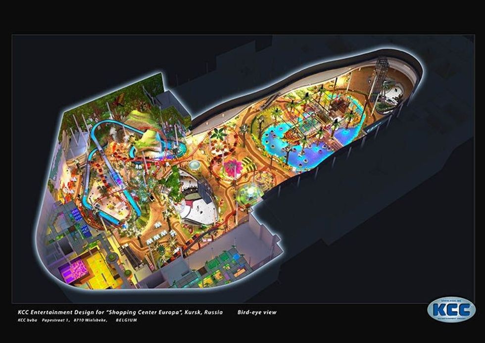 kcc play ventura kursk russia birds eye view