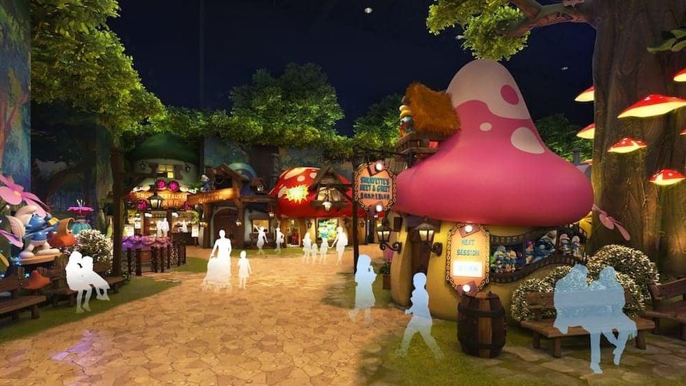 KCC_Smurfs-Theme-Park_village