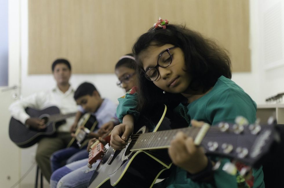 kids at Indian Music Experience