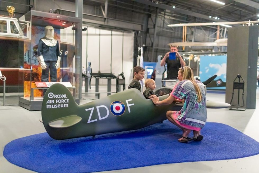 Kids at RAF Museum Maggie Appleton