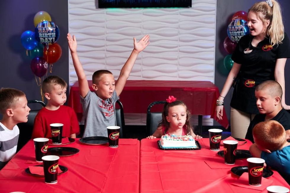 Kids enjoying a birthday party at Scene75. Jonah Sandler says community engagement a key part of the business' success
