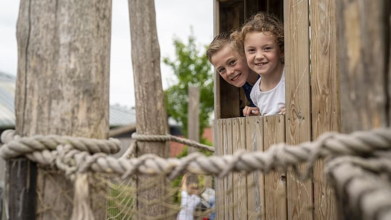 Kids in playground Marwell Zoo