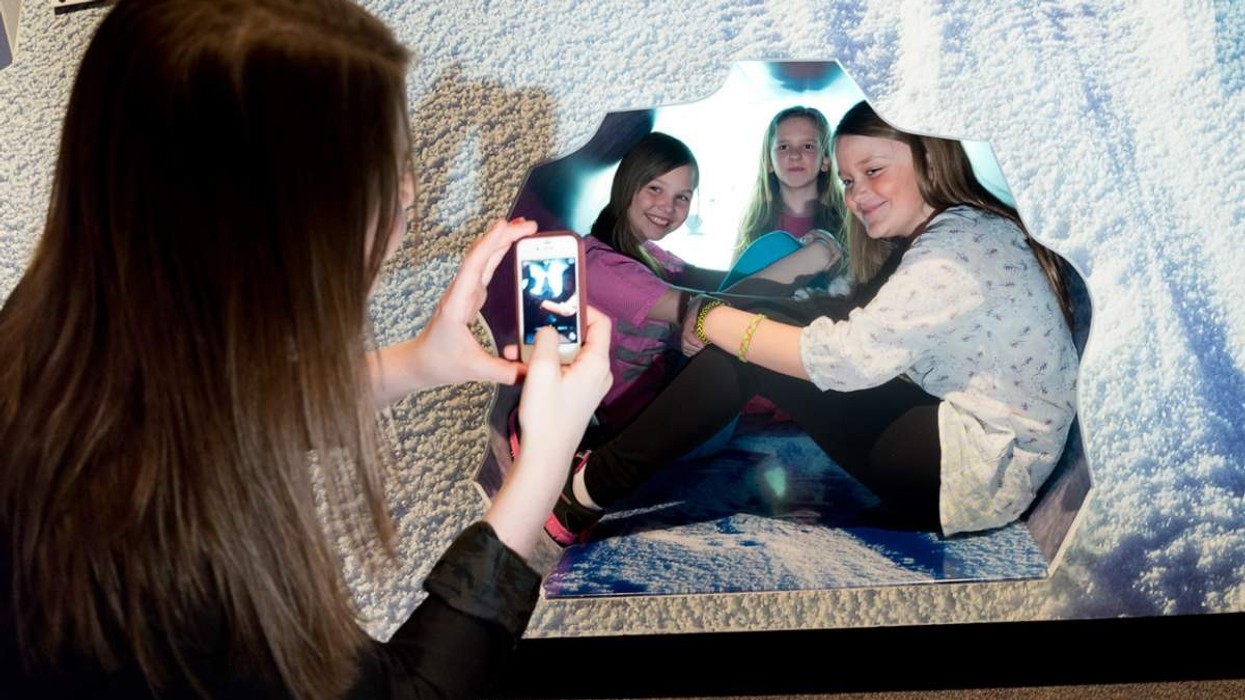 kids under the ice arctic voices exhibition