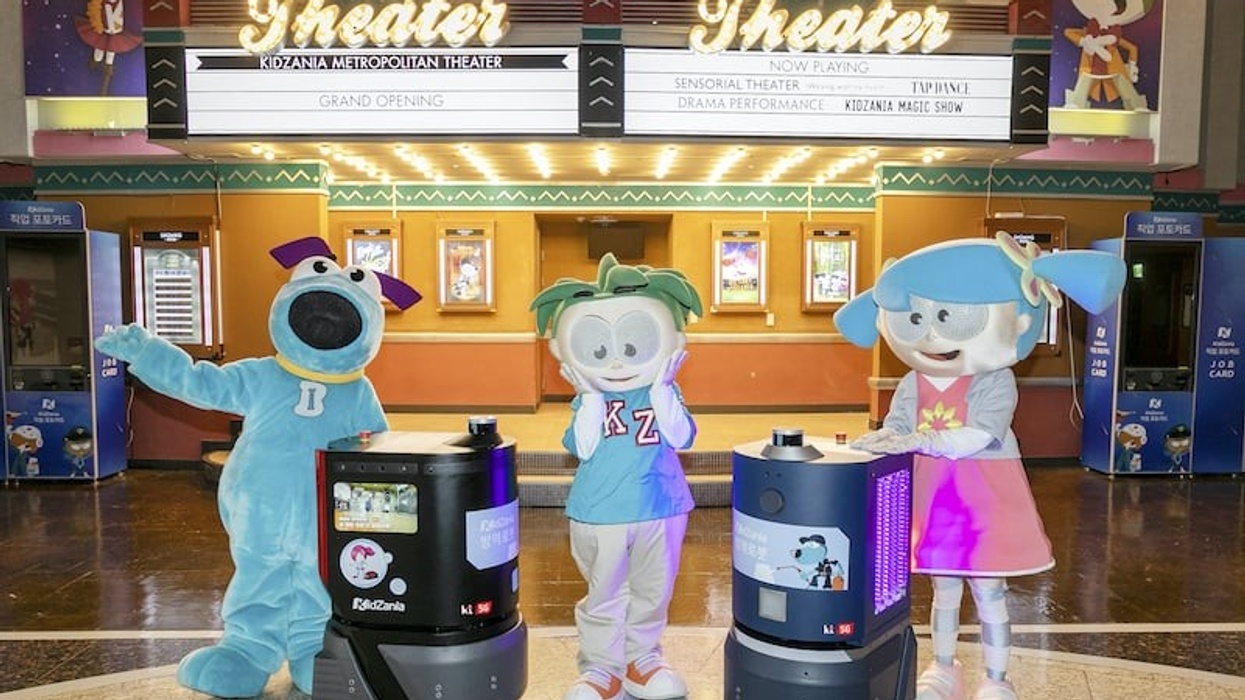 kidzania seoul self-driving robot