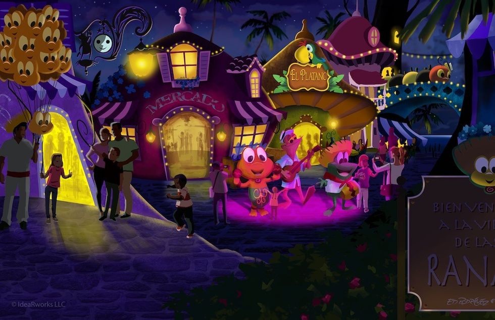 Kiki Koki Frog Village concept