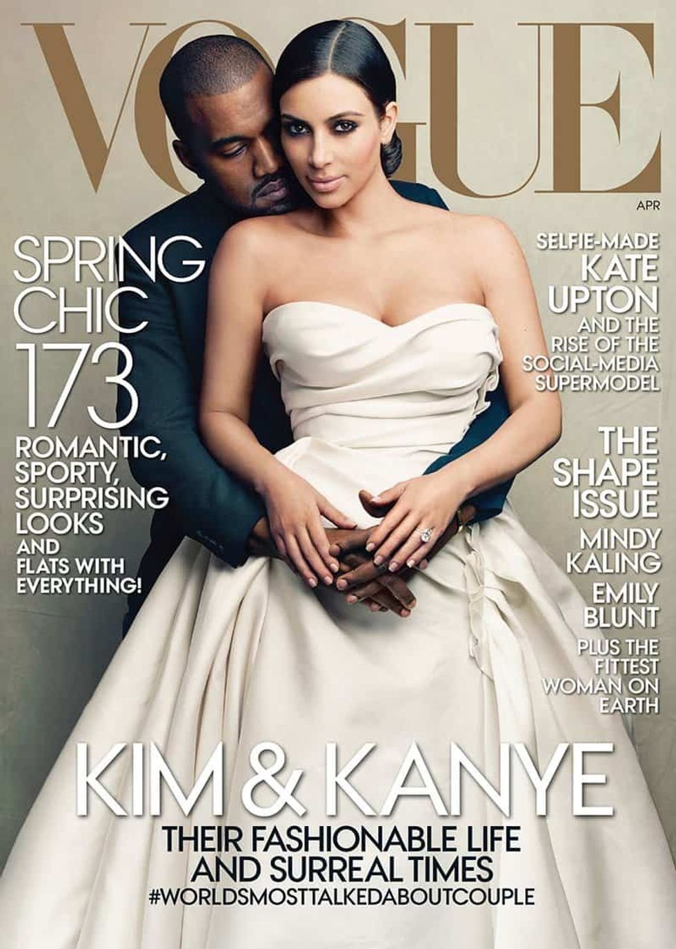 kim kanye vogue cover celebrity influencers