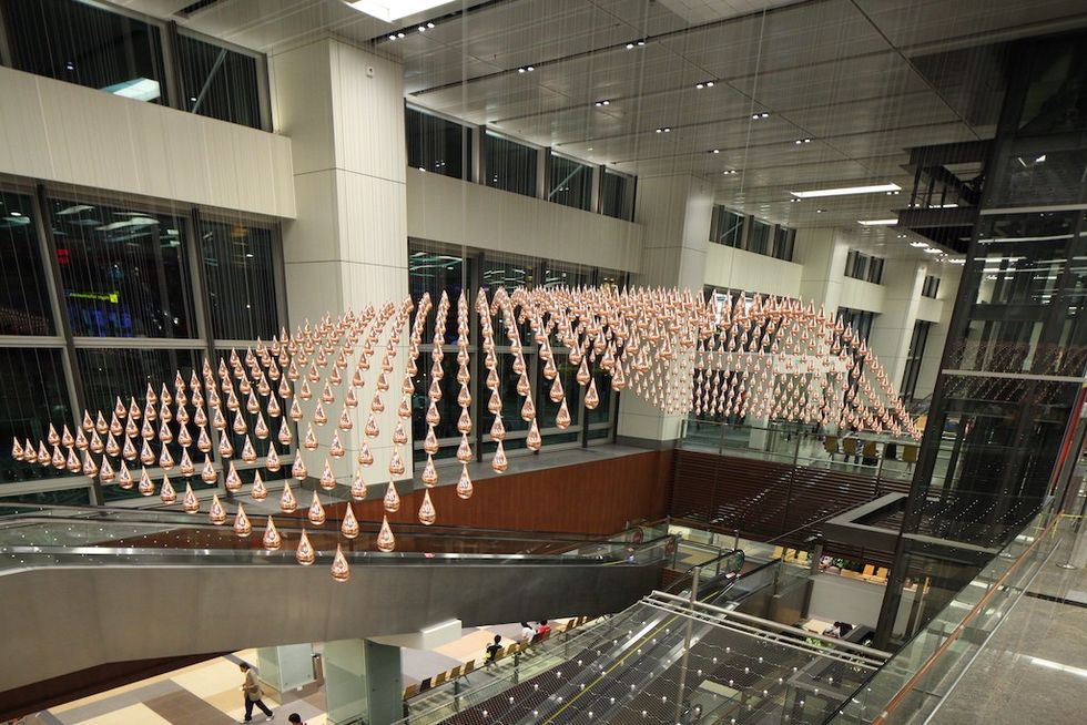 Kinetic Rain Beckhoff PC-based control Changi Airport
