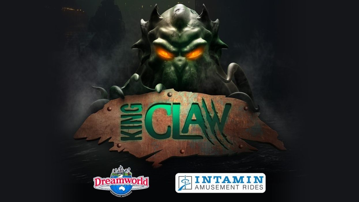 King Claw logo Intamin Dreamworld