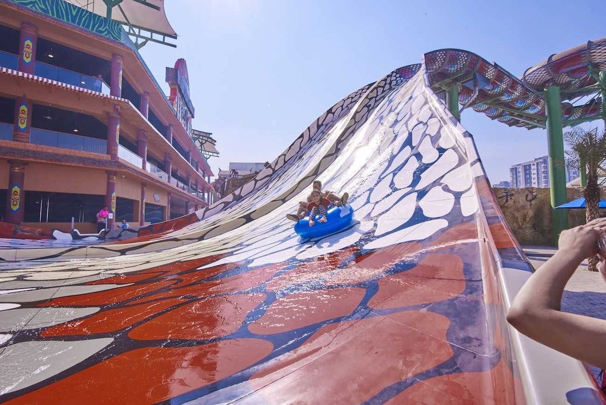 king cobra waterslide amaazia water park from polin