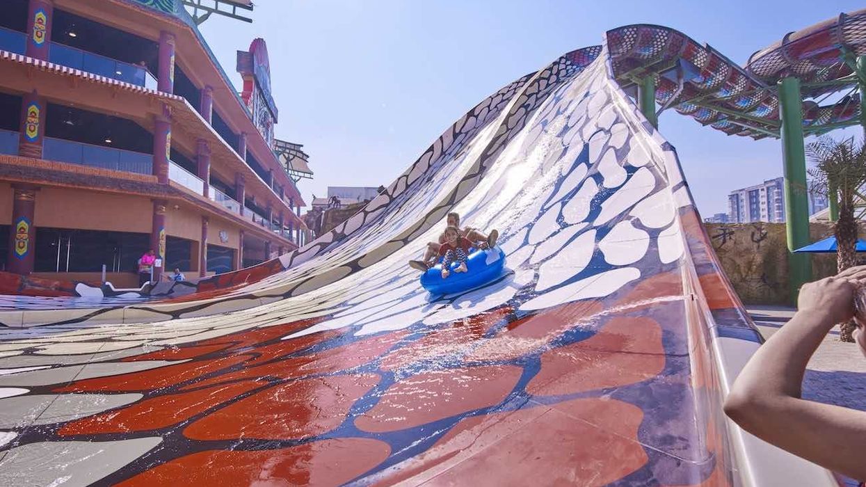king cobra waterslide amaazia water park from polin