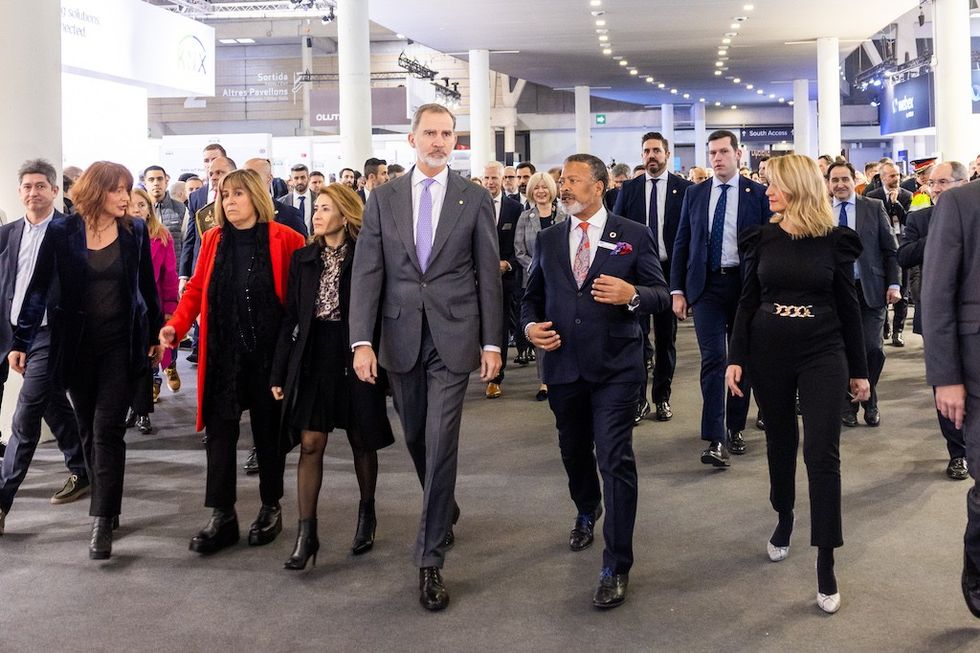 King of Spain visits ISE 2023