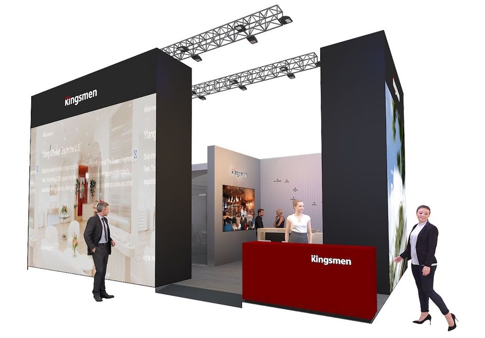 Kingsmen booth render IAAPA Expo Asia 2025
