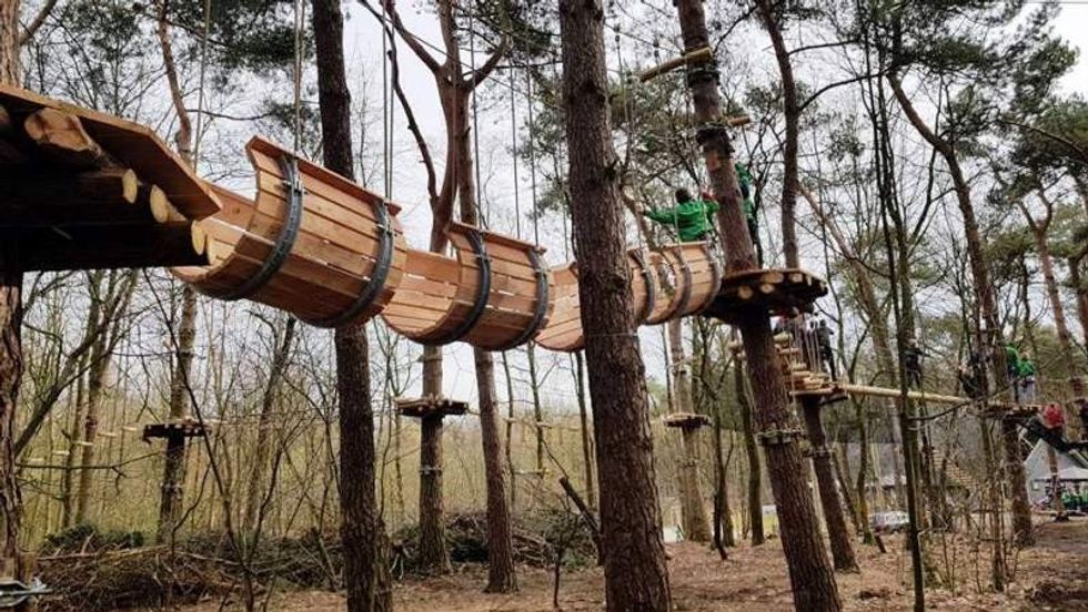 Klimrijk Brabant adventure elements kanopeo saferoller