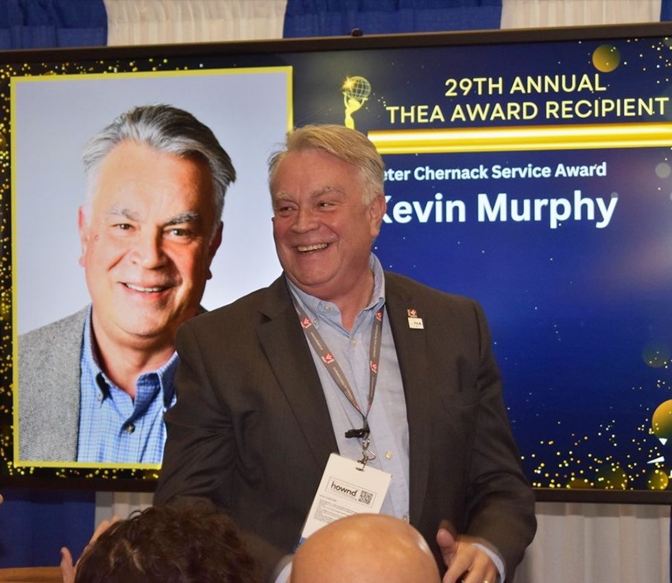 KLT THEA Awards Kevin Murphy recipient