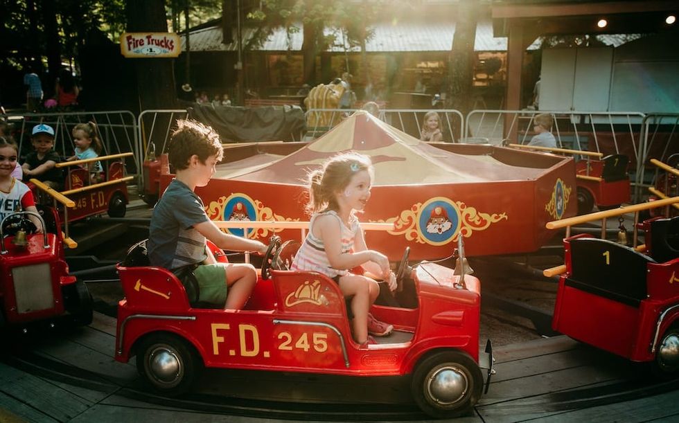 Knoebels_Kiddie Fire Trucks