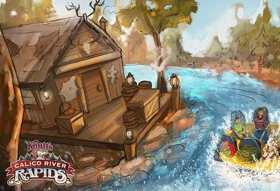 Knotts Berry Farm Calico River Rapids