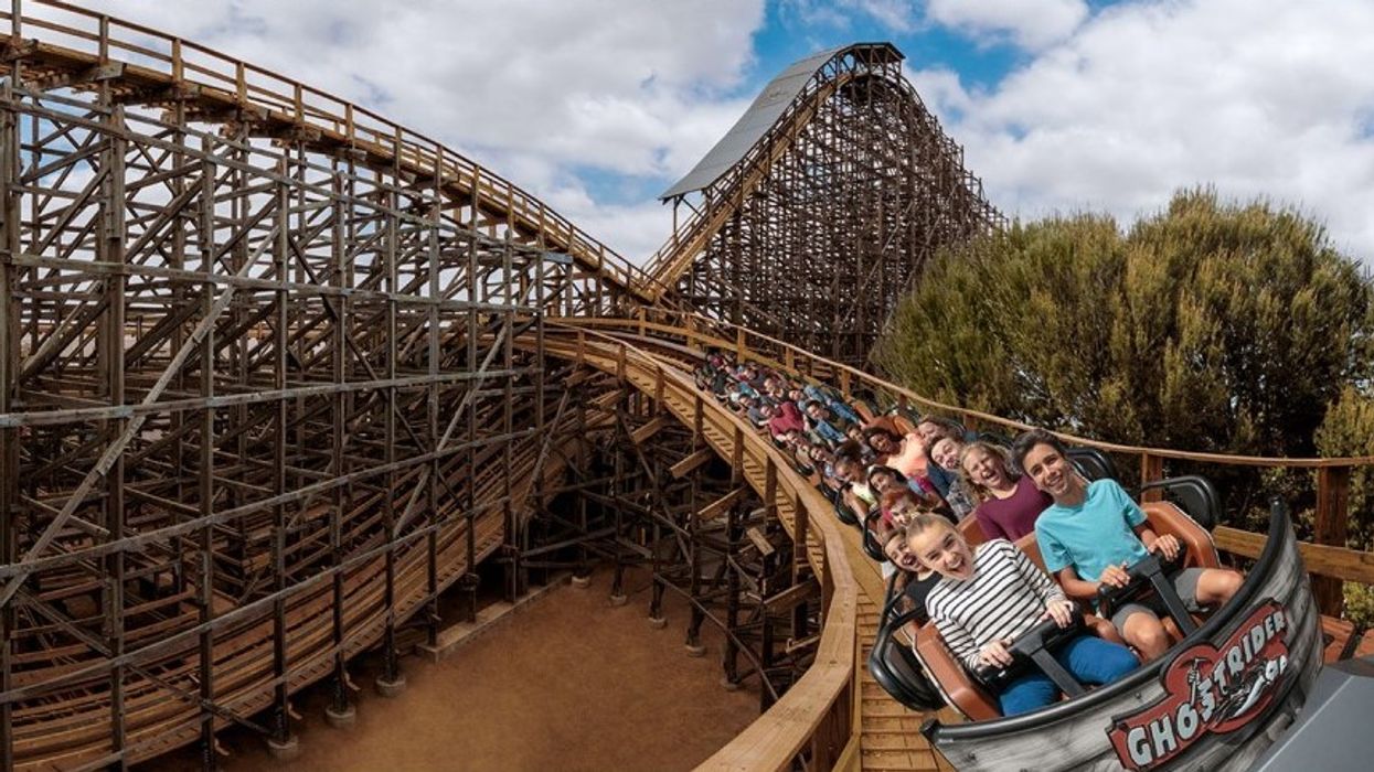 Knotts Berry Farm GhostRider roller coaster